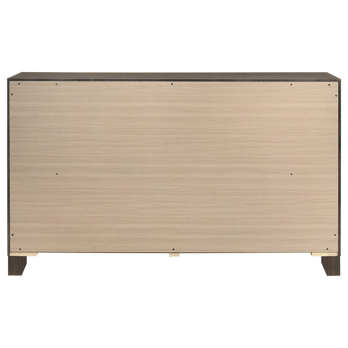 Farre 6-drawer Dresser Dark Brown
