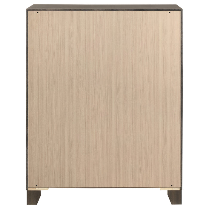 Farre 5-drawer Chest of Drawers Dark Brown