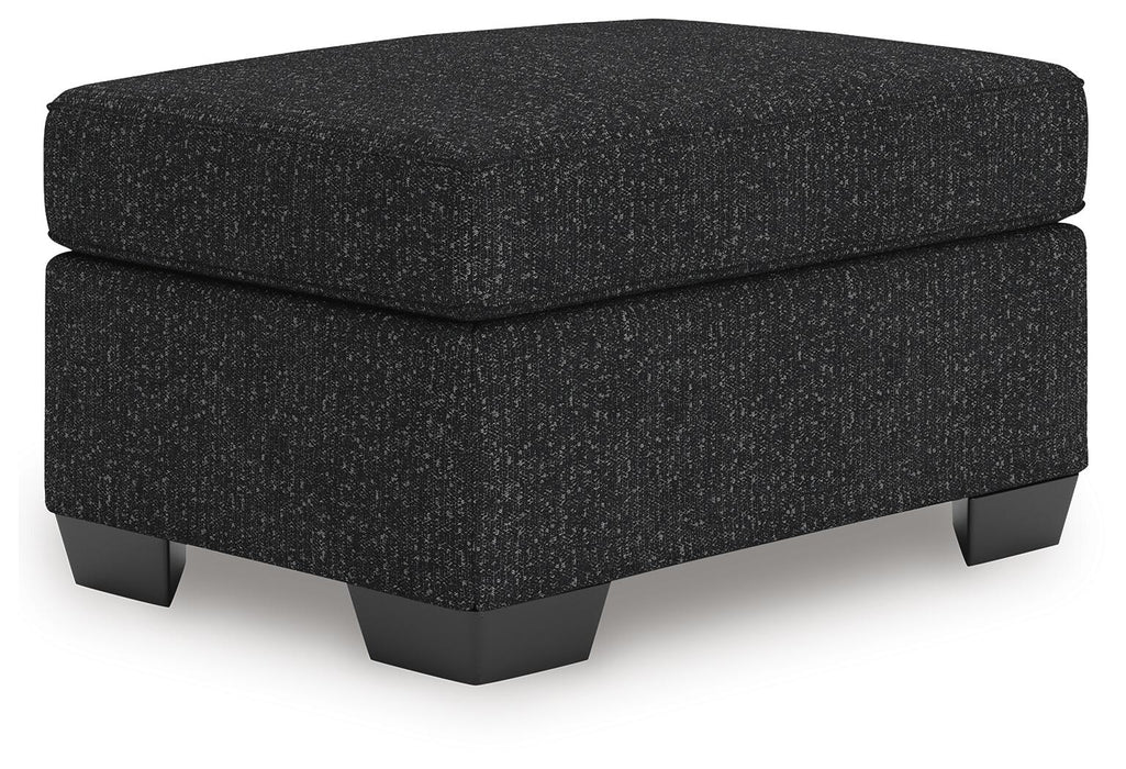 Jasmine Peaks Ottoman