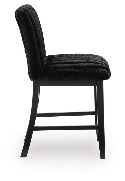 Mervannie Upholstered Barstool (2/CN)