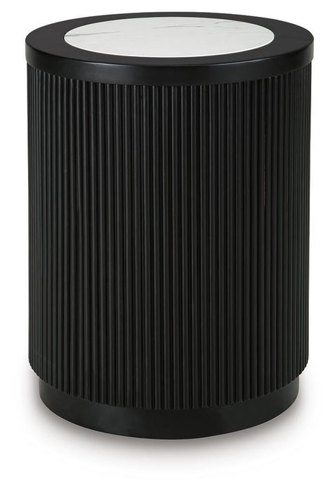 Grayman Round End Table