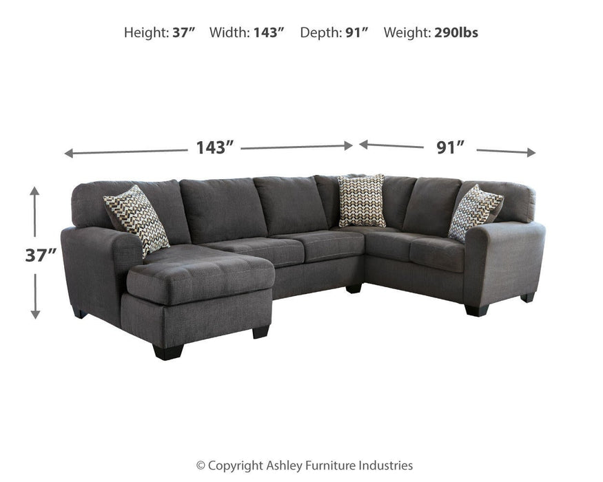 Ambee 3-Piece Sectional with Chaise