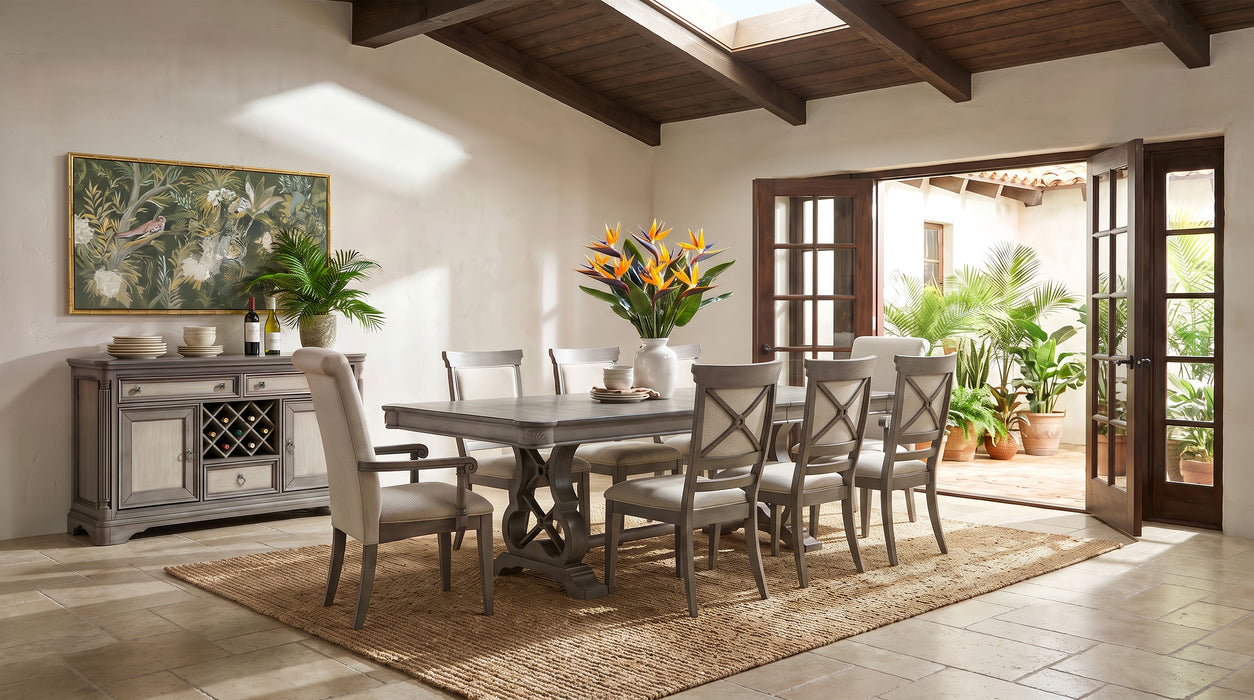 Cresswell Upholstered Dining Side Chair Tan (Set of 2)