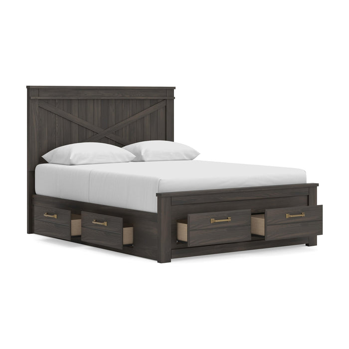 Vonitta Bay Queen Panel Storage Bed